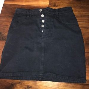 Brandy Melville Black Mini Skirt